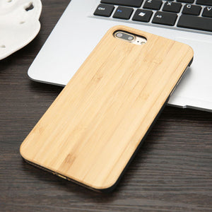 Real Wood Case For iphone 7 6 6S Plus 5 5S SE Cover High Quality Durable Natural Rosewood Bamboo Walnut Wooden Hard Phone Cases