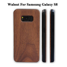 Genuine Wood Hard Protector Cover For Samsung Galaxy S8 S6 edge Plus Case Real Rosewood Bamboo Cherry Wooden Phone Cases