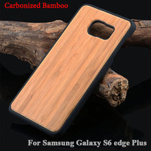 Genuine Wood Hard Protector Cover For Samsung Galaxy S8 S6 edge Plus Case Real Rosewood Bamboo Cherry Wooden Phone Cases