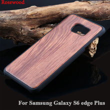 Genuine Wood Hard Protector Cover For Samsung Galaxy S8 S6 edge Plus Case Real Rosewood Bamboo Cherry Wooden Phone Cases